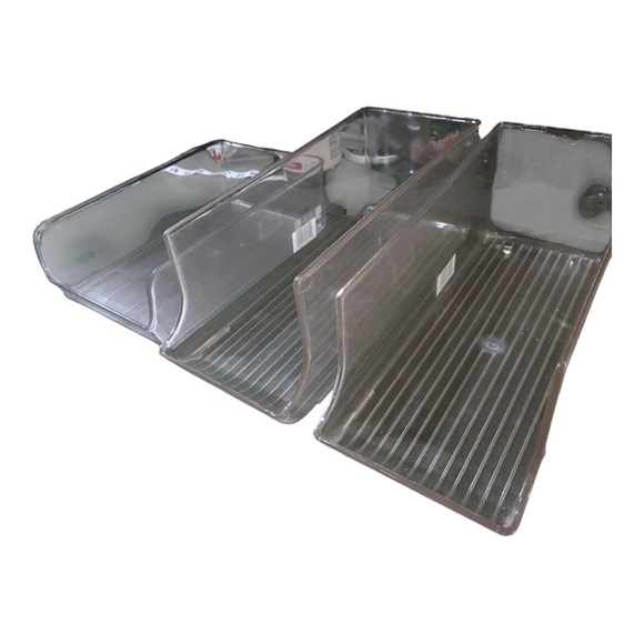 Interdesign Fridge Bins Clear Three Pieces - Picture 1 of 4